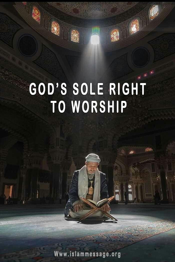 GOD’S SOLE RIGHT TO WORSHIP