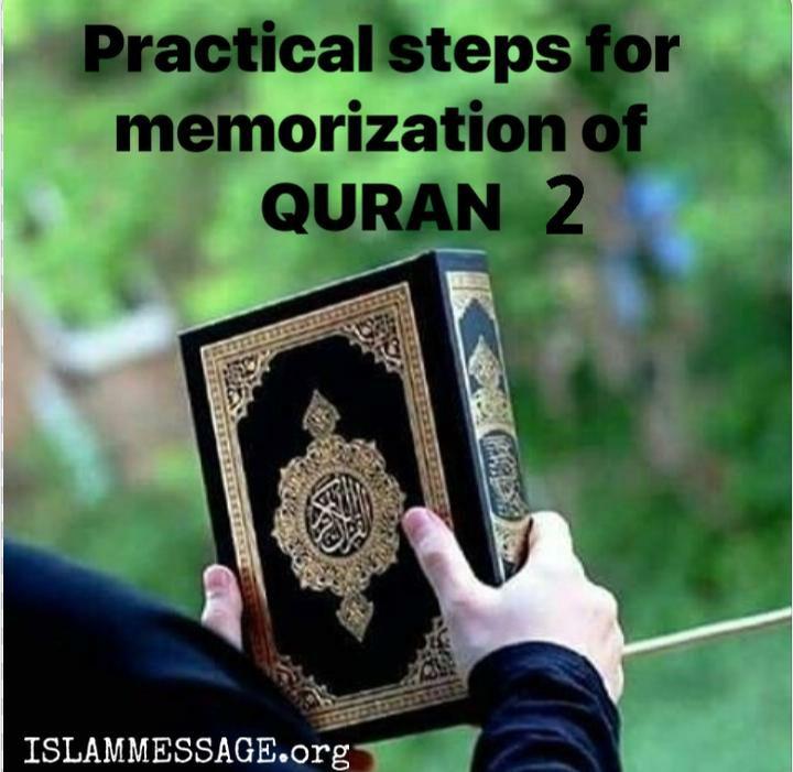 Practical Steps for Memorizing the Quran 2